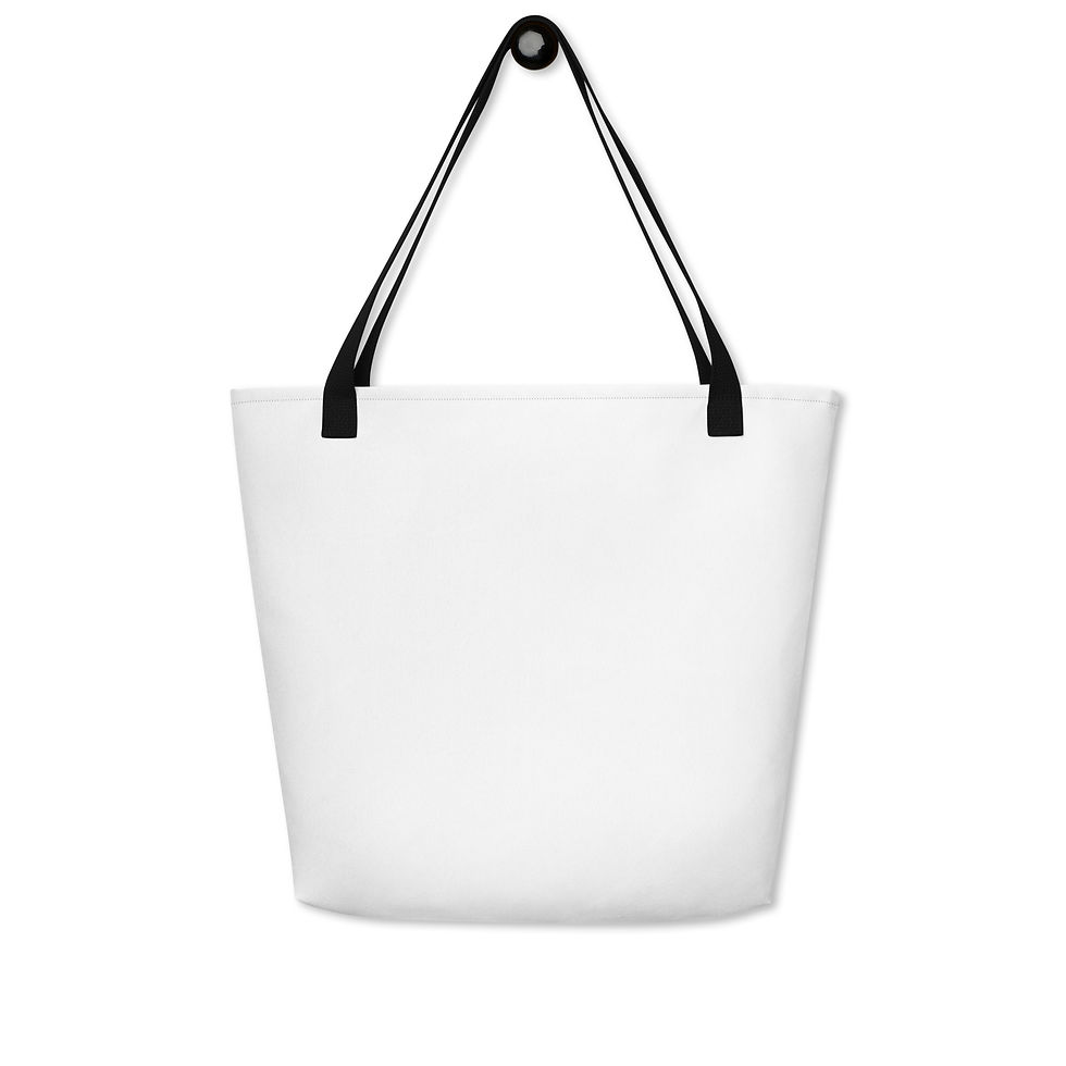 Thumbnail: Momma Duck Large Tote Bag