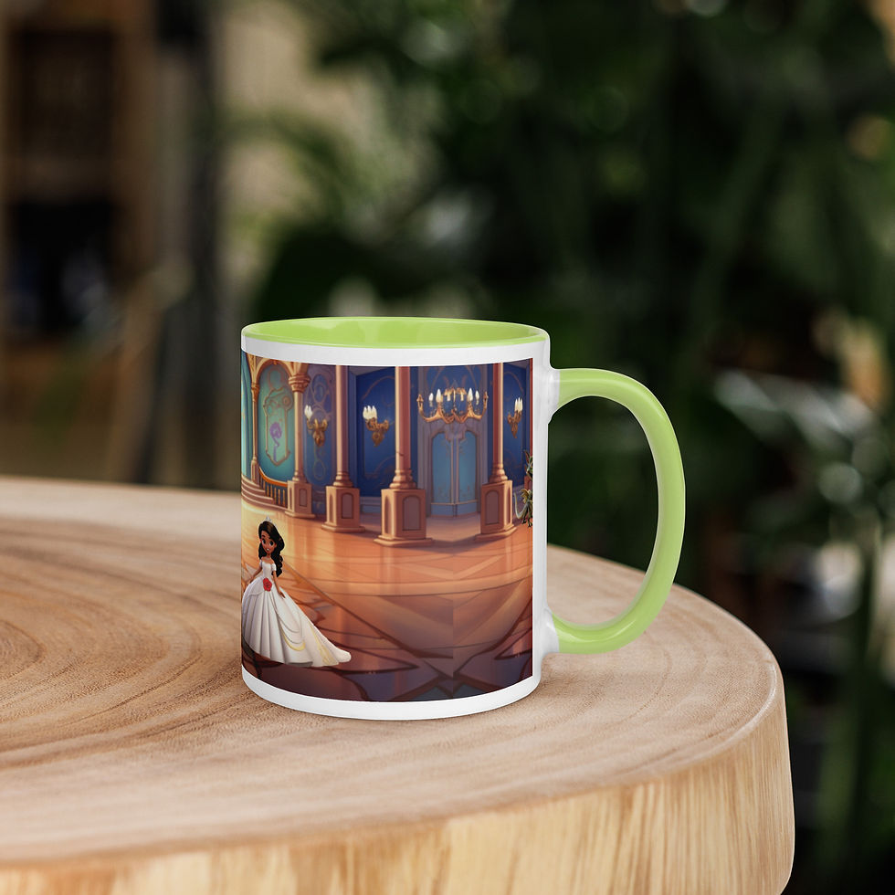 Thumbnail: The Cowboy and the Quinceañera Mug with Color Inside