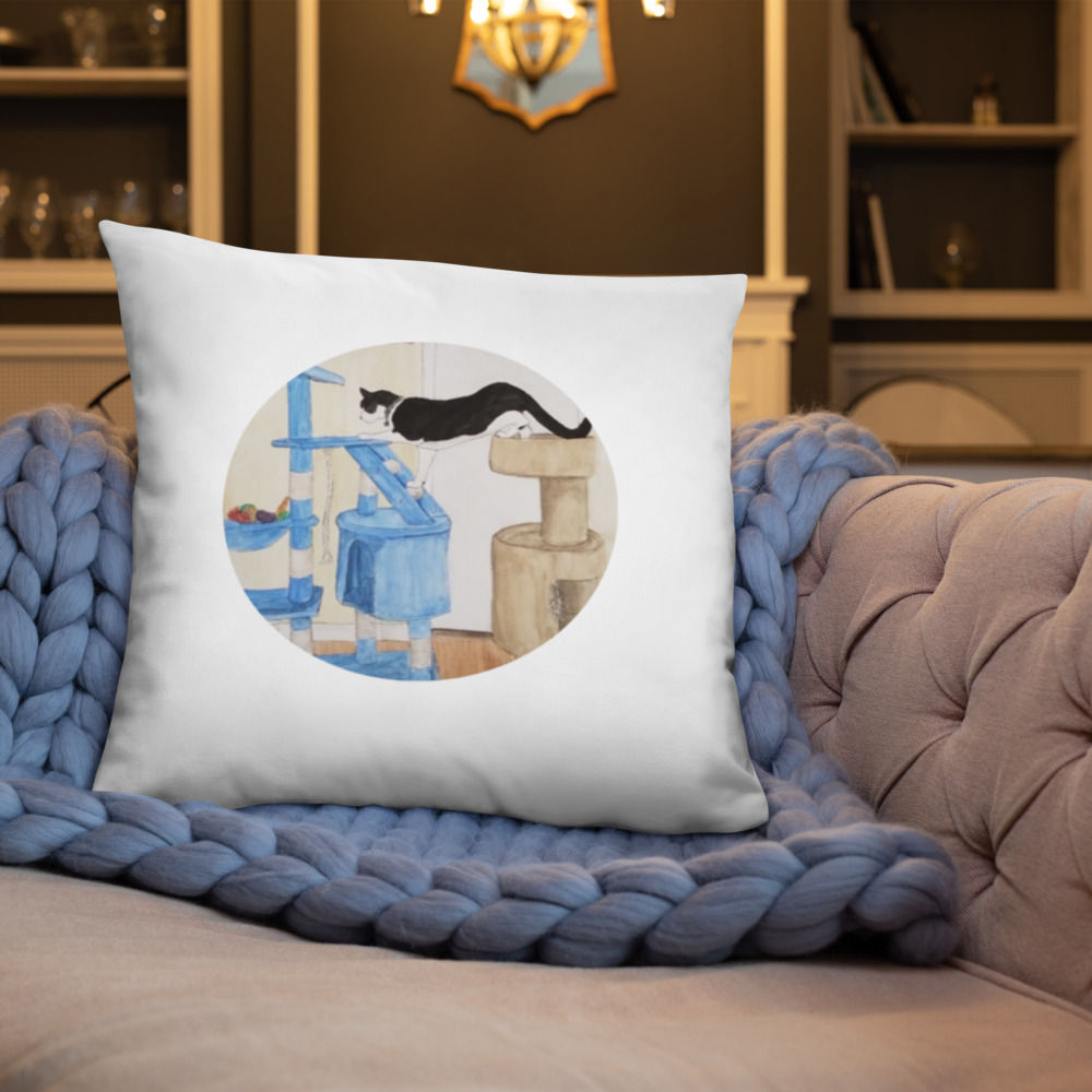 Master Mittens Tower Basic Pillow