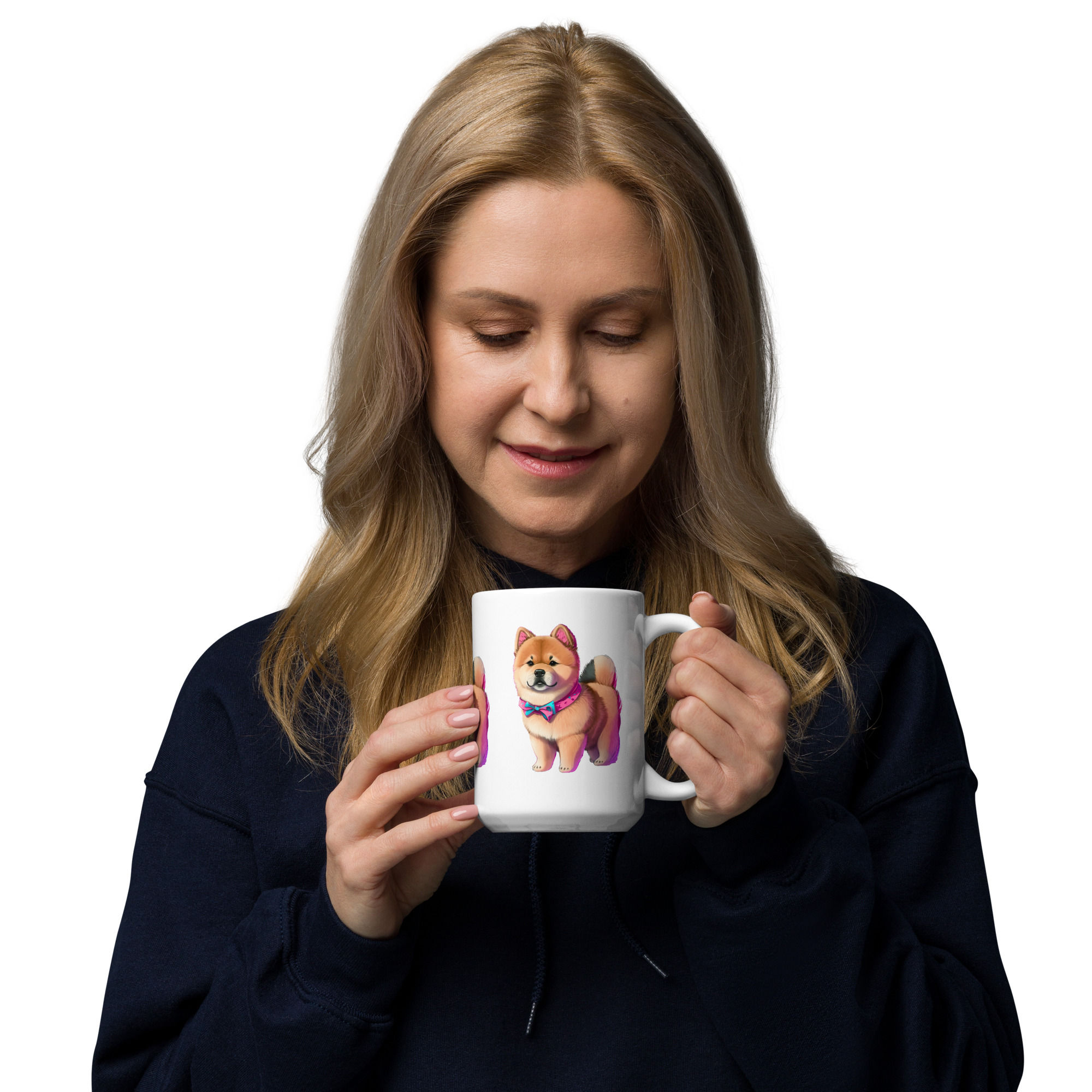 Kali Flower White Glossy Mug