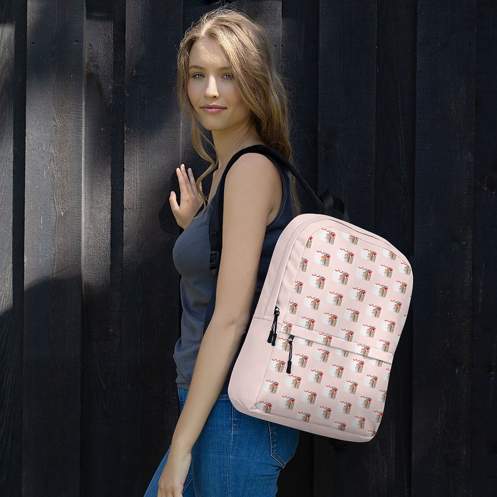 Thumbnail: Val's First Valentine's Day Pattern Backpack