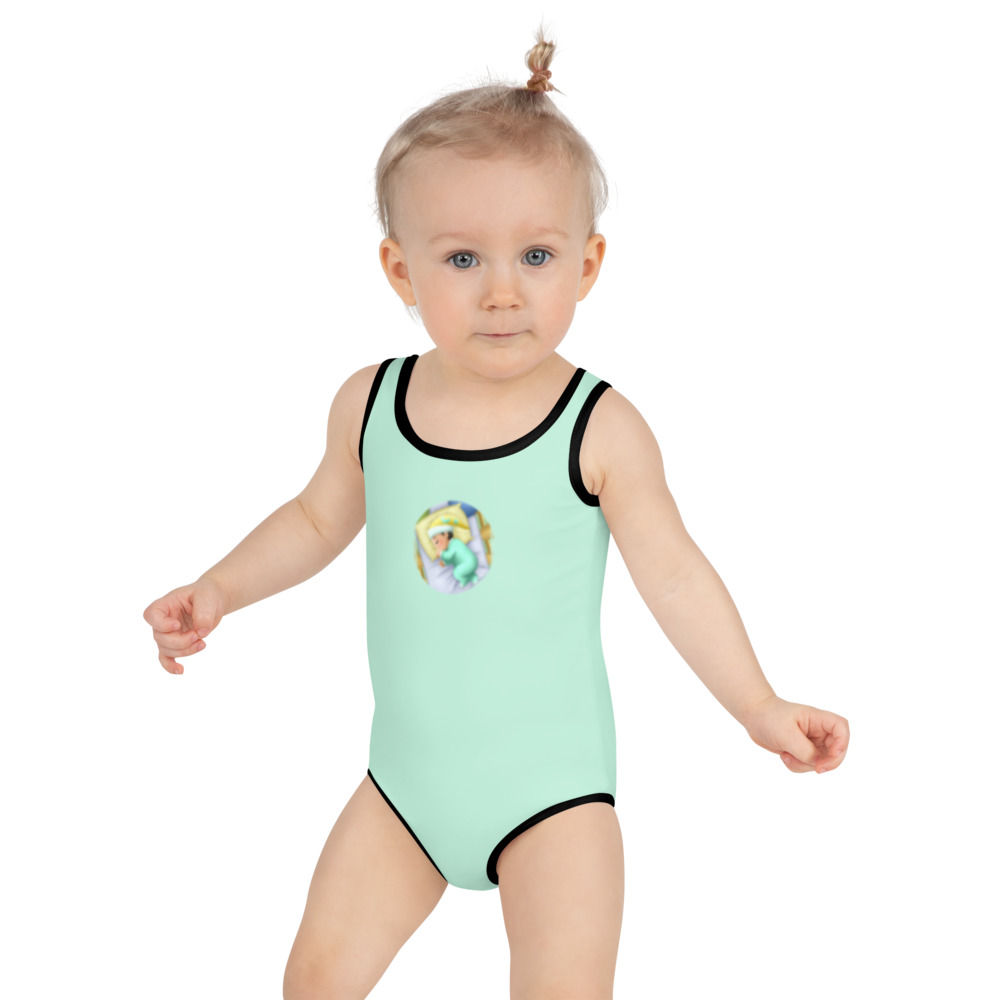 Nap Time All-Over Print Kids Swimsuit