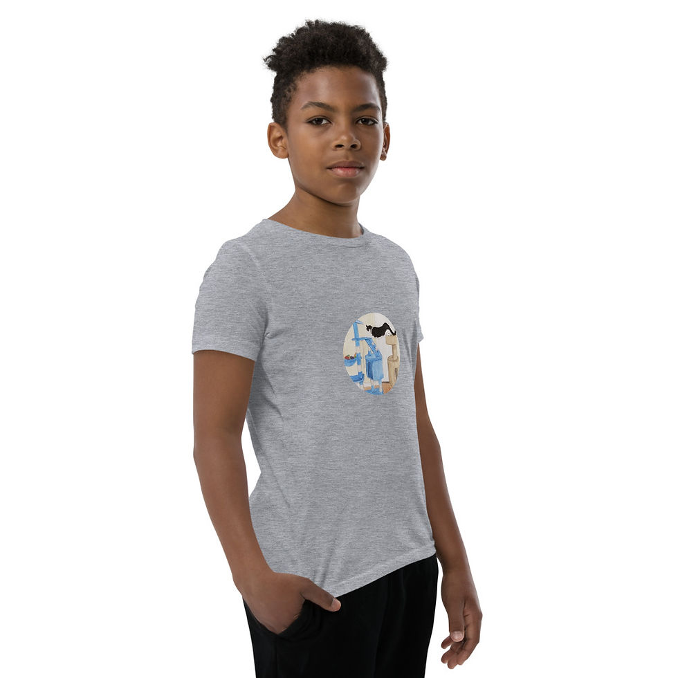 Thumbnail: Master Mittens Tower Youth Short Sleeve T-Shirt