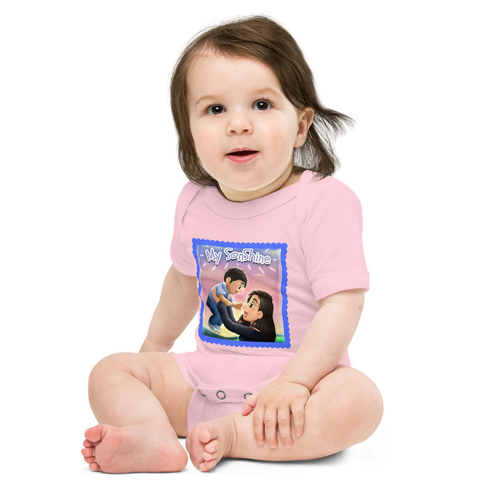 Thumbnail: My Sonshine Baby short sleeve one piece