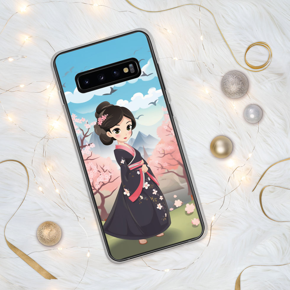 Thumbnail: The Cherry Blossom Princess Clear Case for Samsung®
