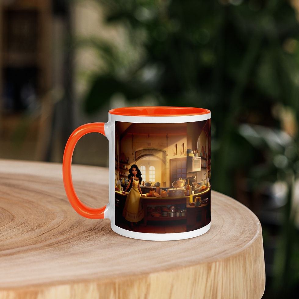 Thumbnail: Elvi's Eats Mug with Color Inside
