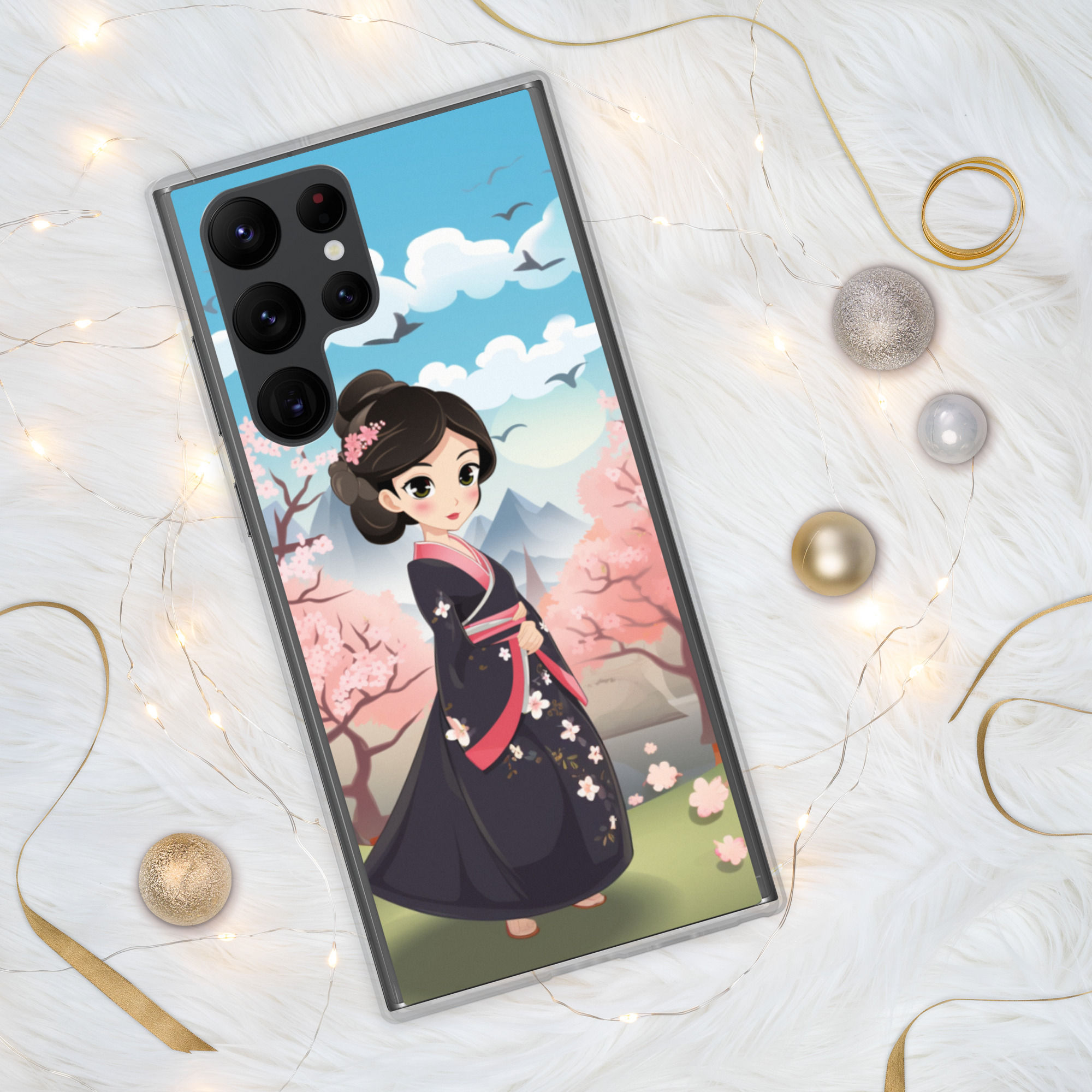 The Cherry Blossom Princess Clear Case for Samsung®