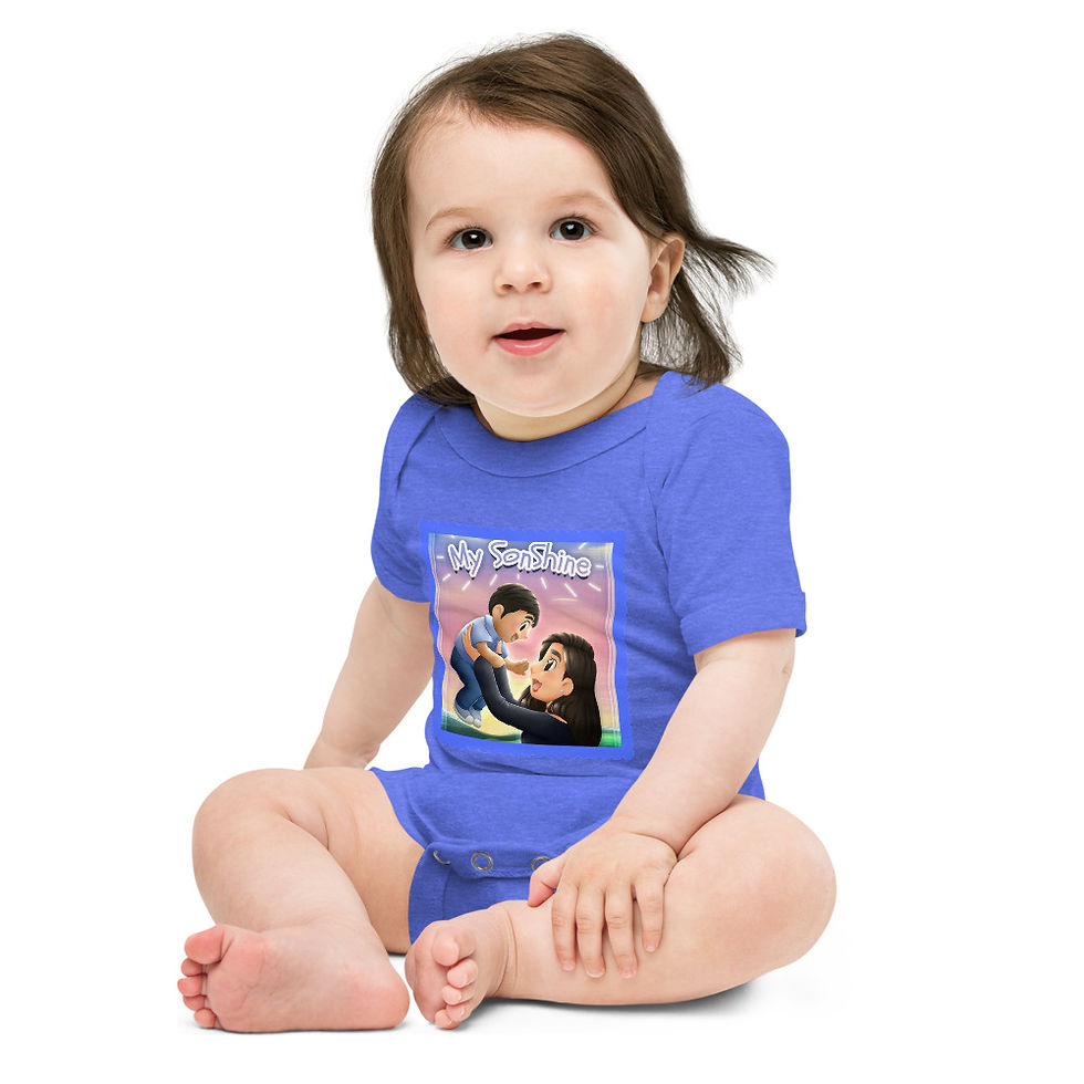 Thumbnail: My Sonshine Baby short sleeve one piece