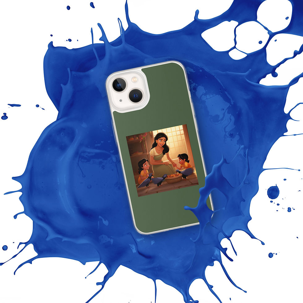 Thumbnail: Mother Crow Human Version Clear Case for iPhone®