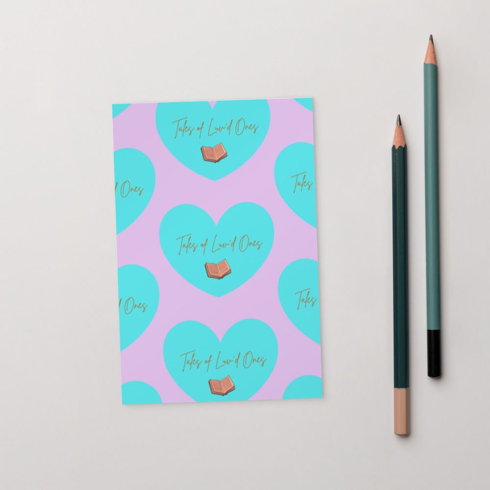 Tales of Luv'd Ones Pattern Standard Postcard