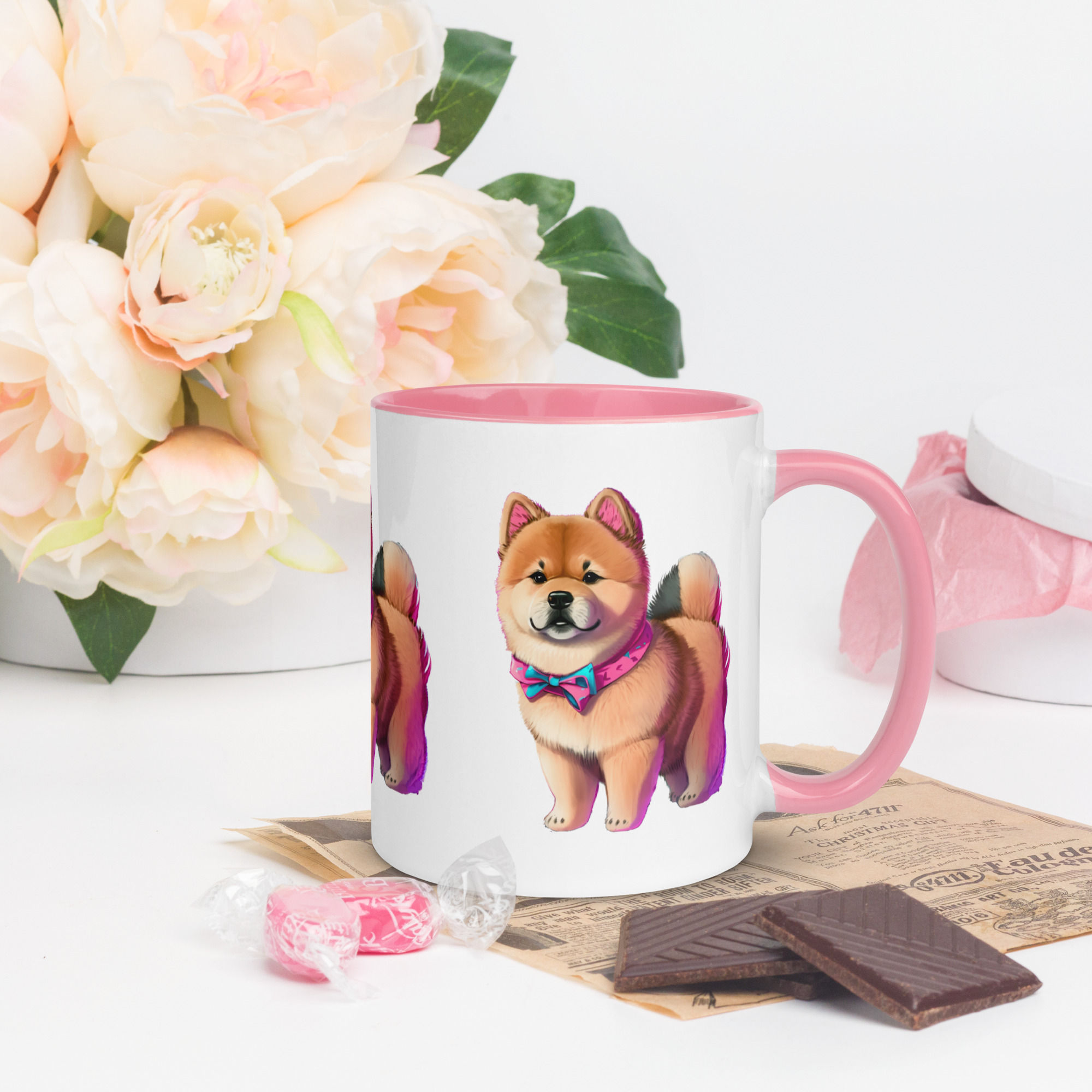 Kali Flower Mug with Color Inside