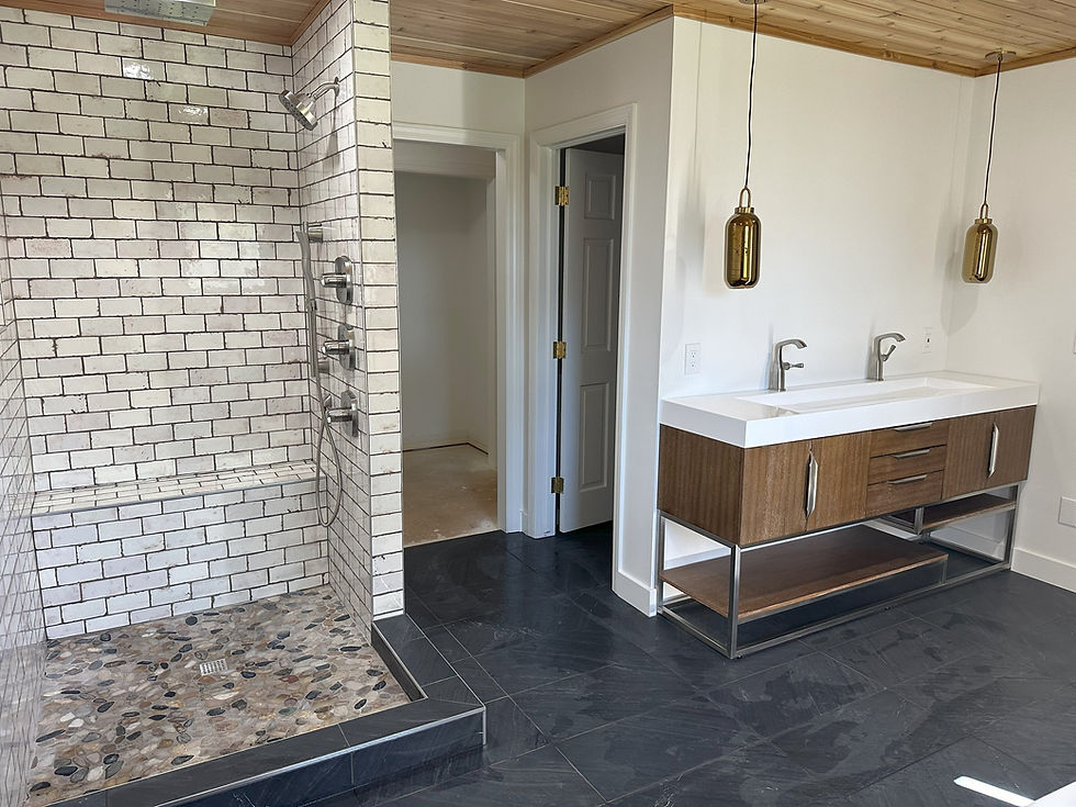 after image of a bathroom remodel