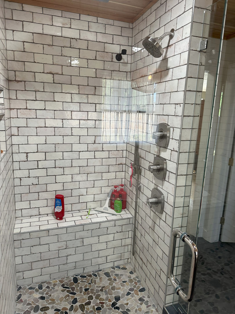 after image of a bathroom remodel