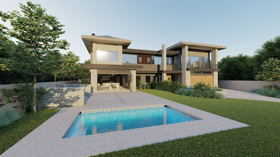 Elegant 4-bed, 4-bath home with 2 garages and 445m² layout – a luxurious, family-friendly design blending comfort and sophist