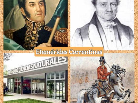 EFEMÉRIDES CORRENTINAS DEL DÍA DE HOY: 3 de Diciembre
