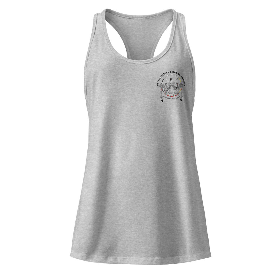 Thumbnail: Orange Shirt Day- Deer Woman- Women’s fitted racerback tank top