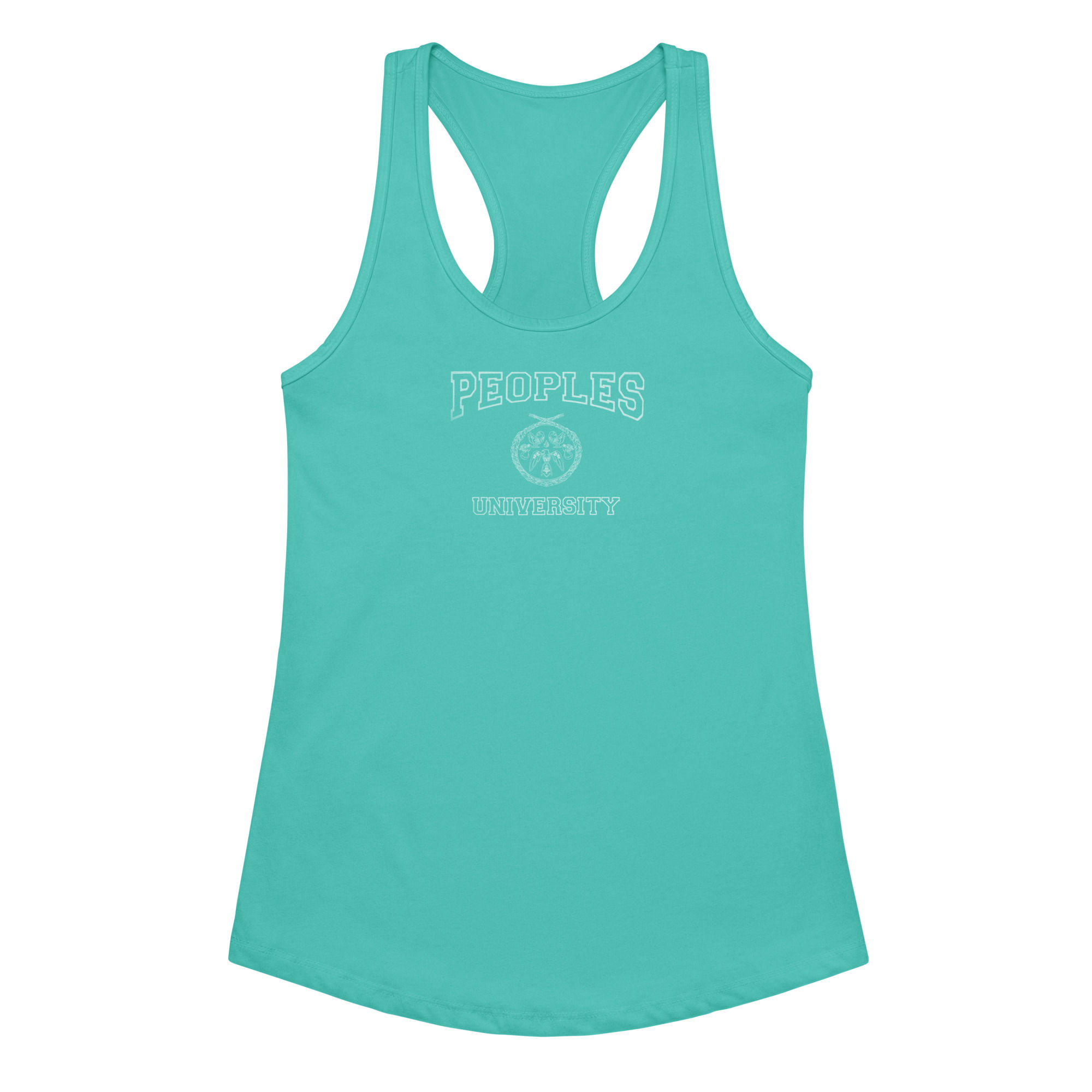 Women’s fitted racerback tank top