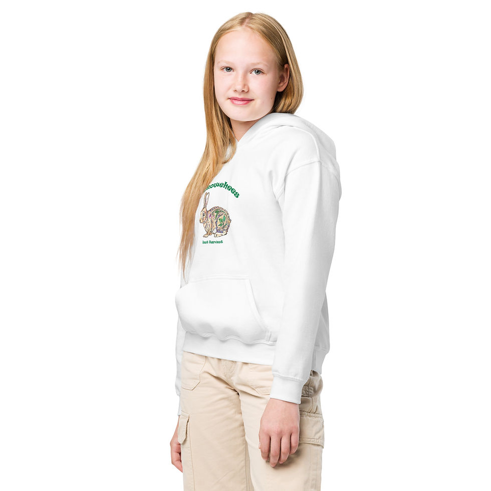Thumbnail: Wekowehees (Rabbit) Youth Heavy Blend Hoodie
