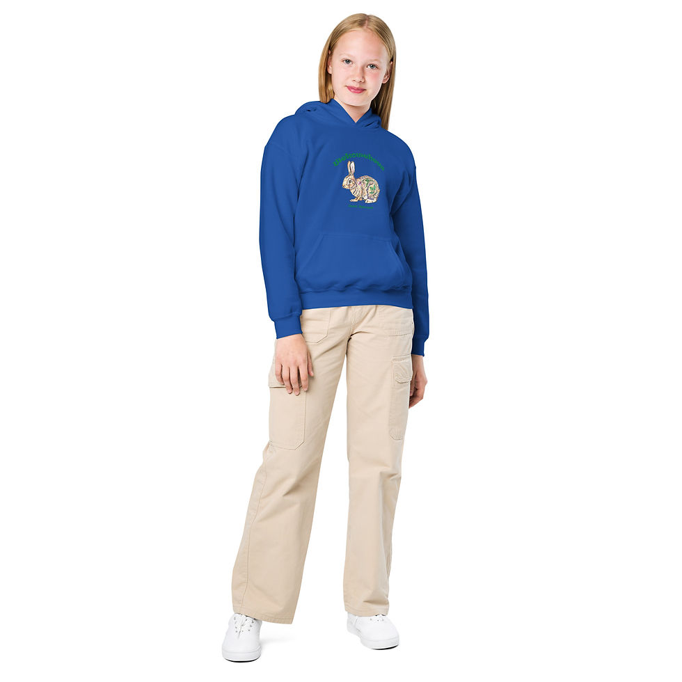 Thumbnail: Wekowehees (Rabbit) Youth Heavy Blend Hoodie