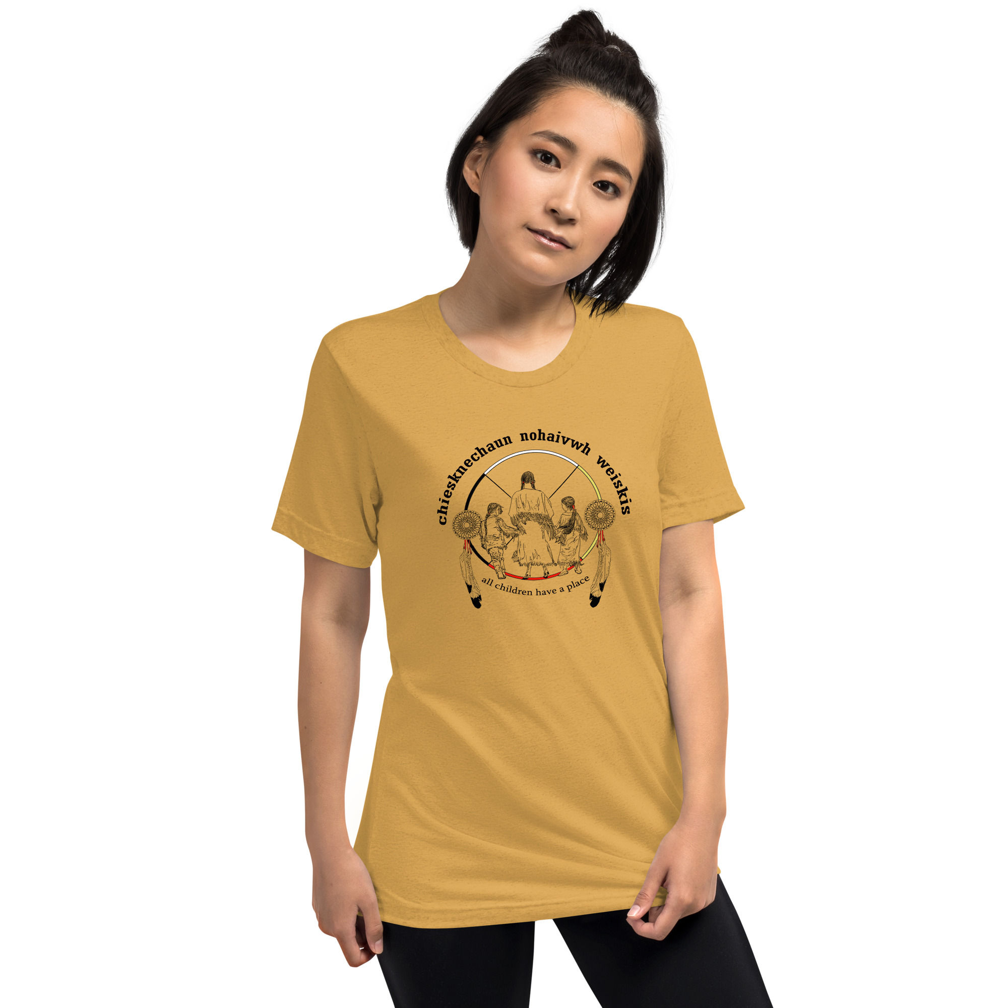 Orange Shirt Day- Deer Woman 2- Short sleeve t-shirt (sensory friendly)