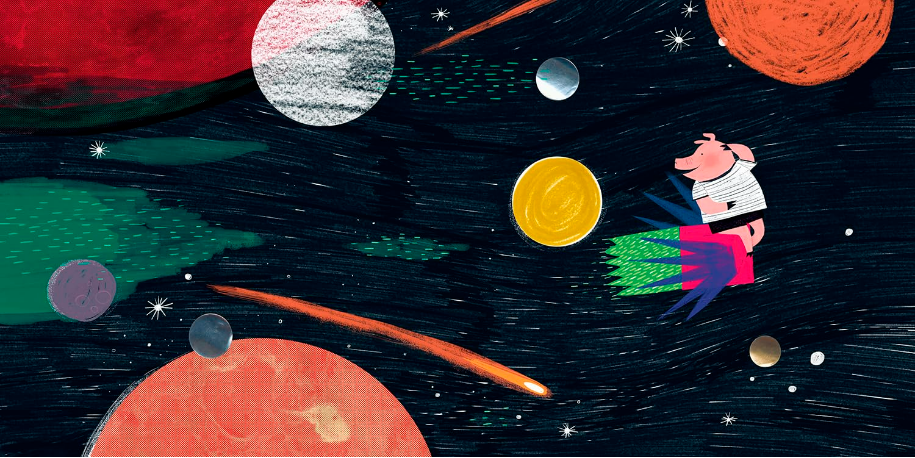 Página do livro As aventuras de Vitório, de Veridiana Scarpelli, Editora Companhia das Letrinhas