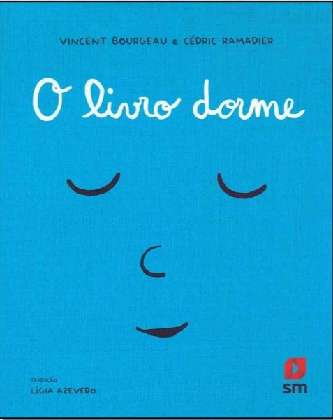 Capa do livro. A dimensão da imagem dá à capa do livro elementos que compõem um rosto adormecido.