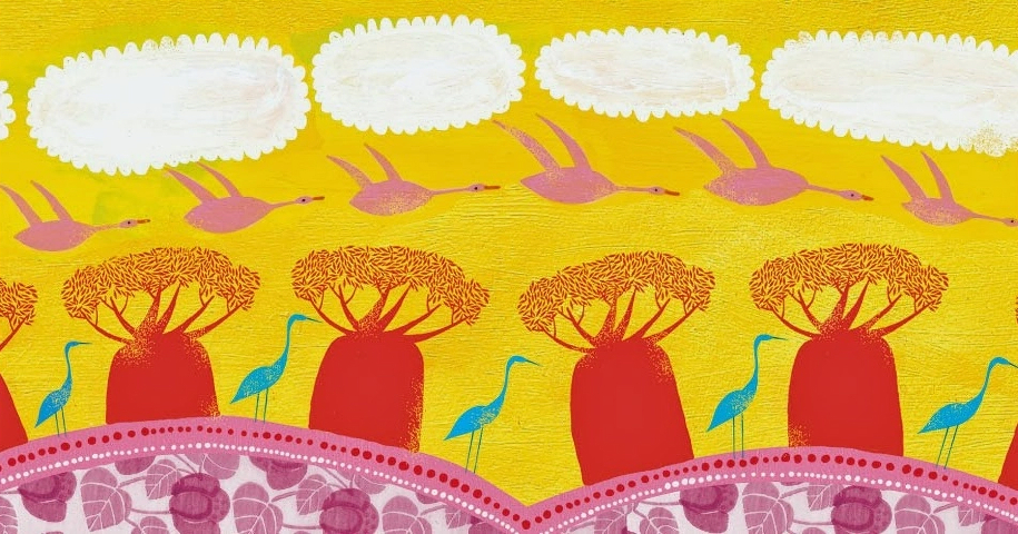 Página do livro Capulana: Um pano estampado de histórias, de Heloisa Pires Lima, Mário Lemos e (il) Vanina Starkoff, Editora Scipione