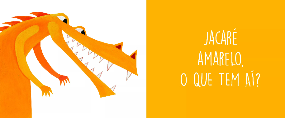 Página do livro O que tem aí?, de Rosinha, Jujuba Editora