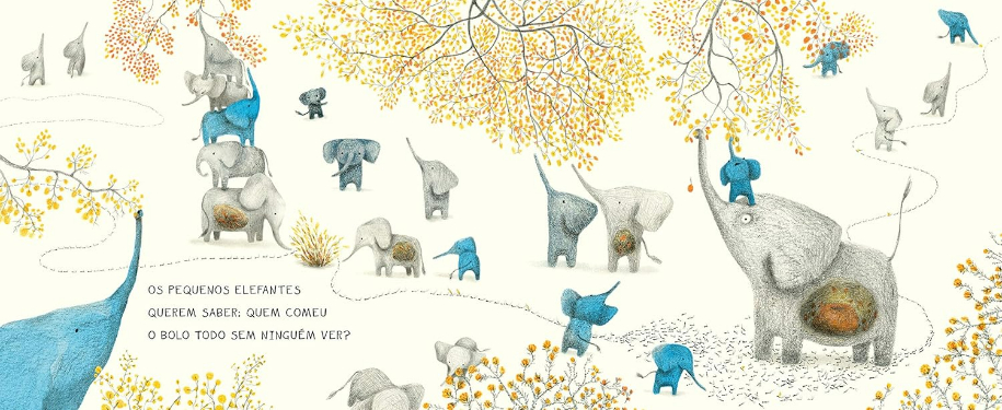 Página do livro Achou?, de Aline Abreu, Editora Companhia das Letrinhas