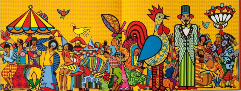 Página do livro O carnaval dos bichos aloprados, de Januária Cristina Alves e (il) Joana Lira, Editora Nova Fronteira