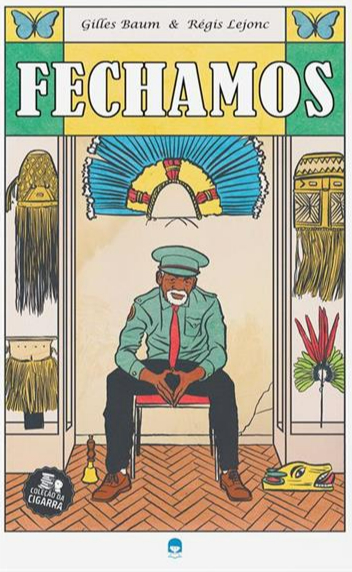 Capa do livro Fechamos, de Gilles Baum e (il) Régis Lejonc, Amelì Editora