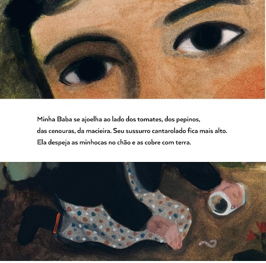 Página do livro “O jardim da minha Baba”, publicado pela Editora Pequena Zahar.