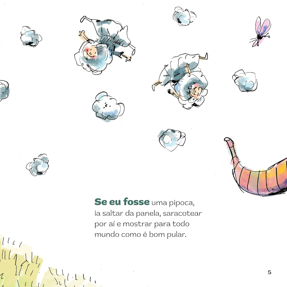 Página do livro Se eu fosse… Sonia Junqueira e (il) Jean-Claude Alphen, Editora Yellowfante