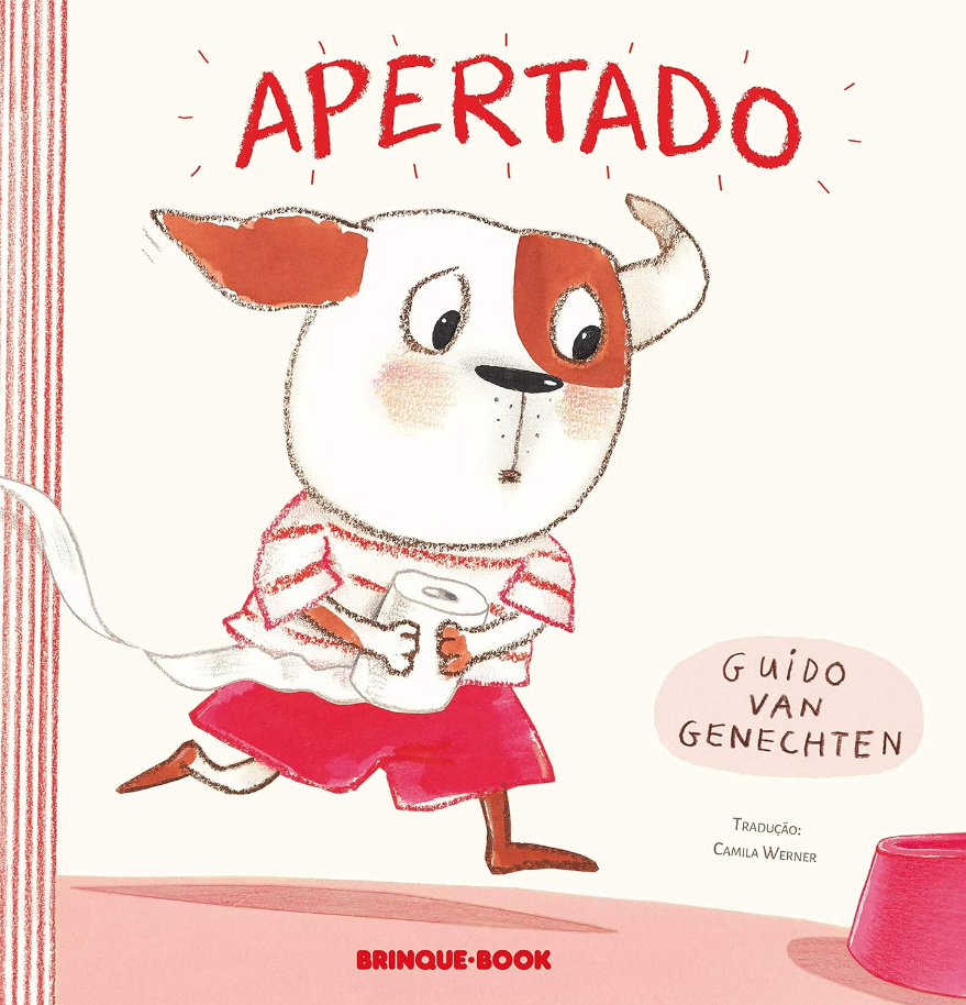 Capa do livro Apertado, de Guido van Genechten, Editora Brinque-Book