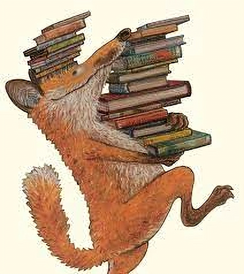 Página do livro Bibioteca???, de Lorenz Pauli e (il) Kathrin Schärer, Editora Brinque-Book