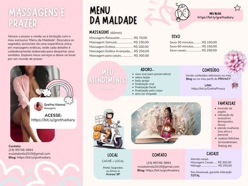 Novo Menu da maldade ♡