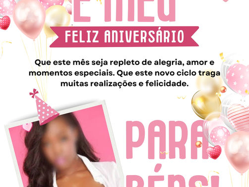 Aniversario chegando