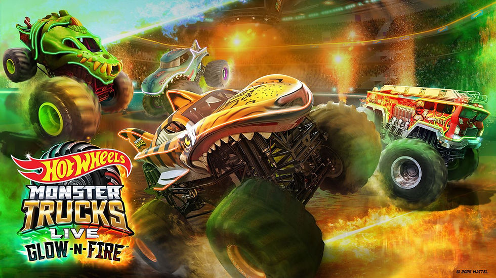 Hot Wheels Monster Trucks Live Glow-N-Fire Takes Over UBS Arena!
