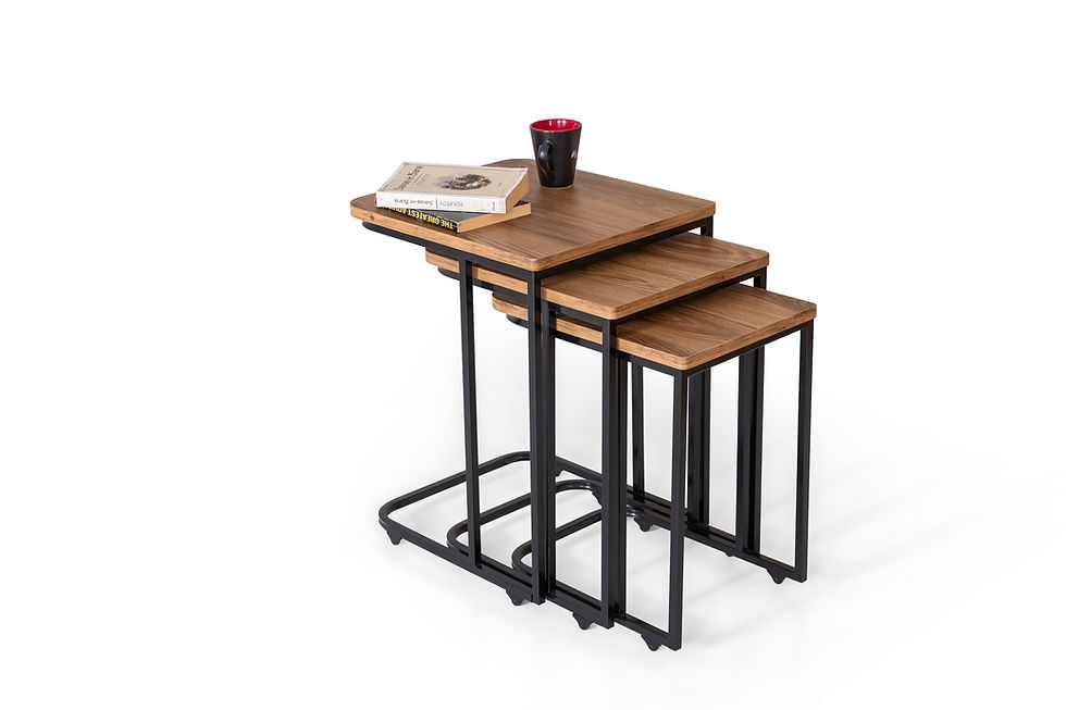 Küçük resim: ZİGON 3 LÜ SEHPA