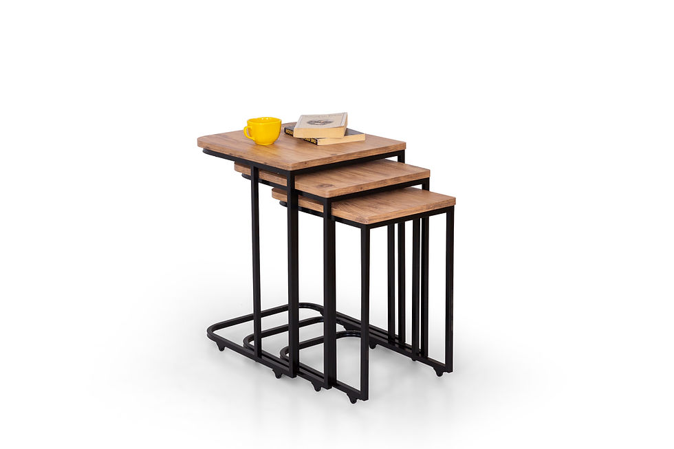 Küçük resim: ZİGON 3 LÜ SEHPA