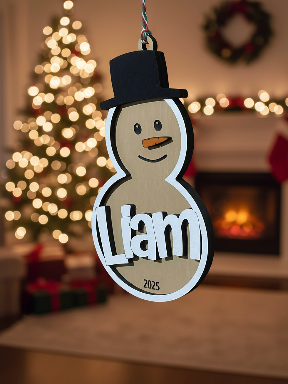 Thumbnail: Personalized Snowman/Snowwoman