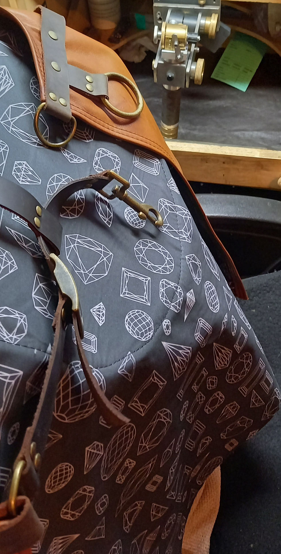 Thumbnail: Handmade Genuine Leather Jewellers Apron.