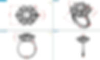 CAD design cluster ring