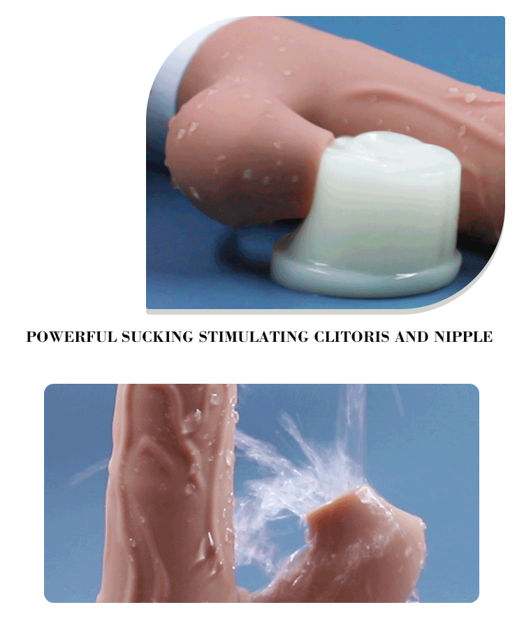 Miniaturbild: Stoßdildo mit Absaugung