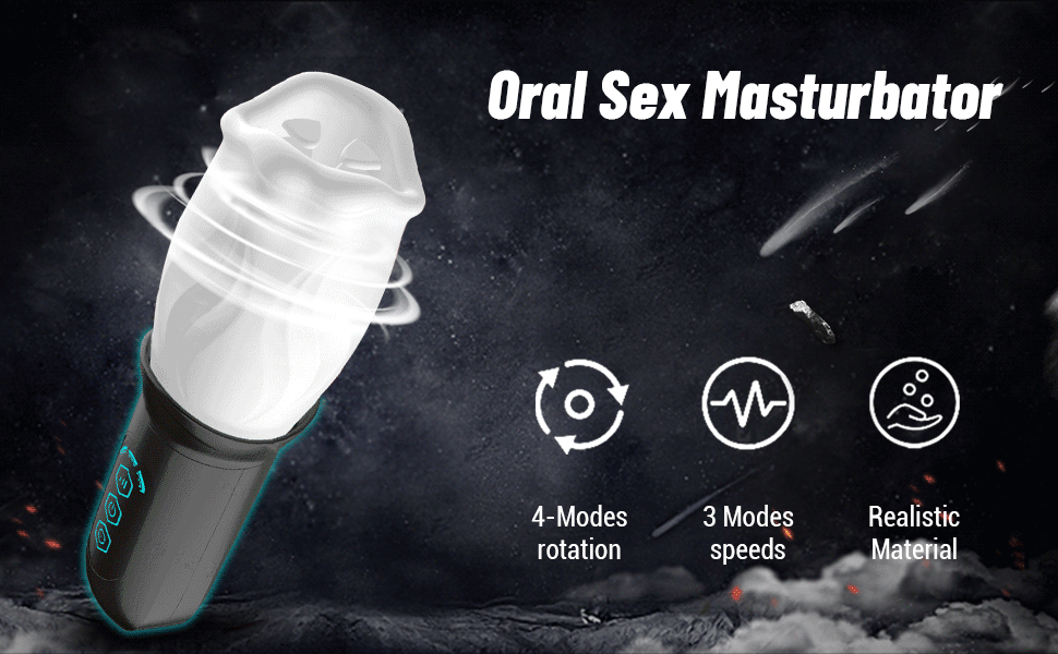 Thumbnail: Monica 360 ° Head Spinning Rotating Male Masturbator