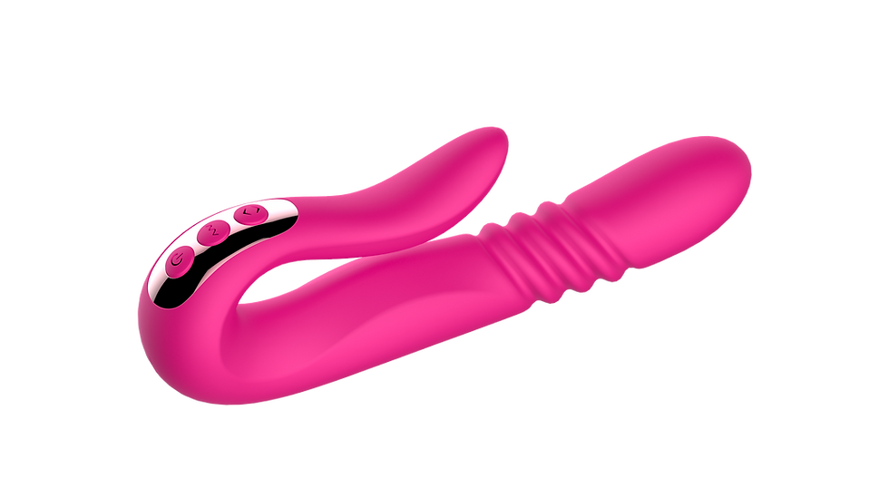 Thumbnail: Deluxe Dual Thruster -Automatic Penetrating  G Spot Vibrator