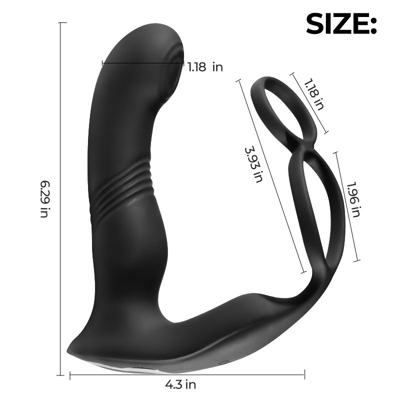 Thumbnail: Prostate Vibrator Remote Control Thrusting