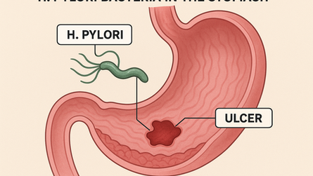 peptic ulcer, stomach ulcer, h. pylori