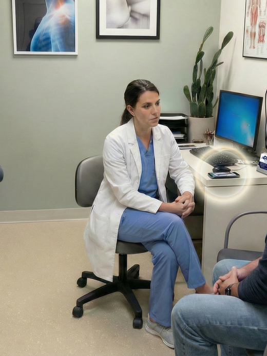 ambient AI in healthcare; AI scribe