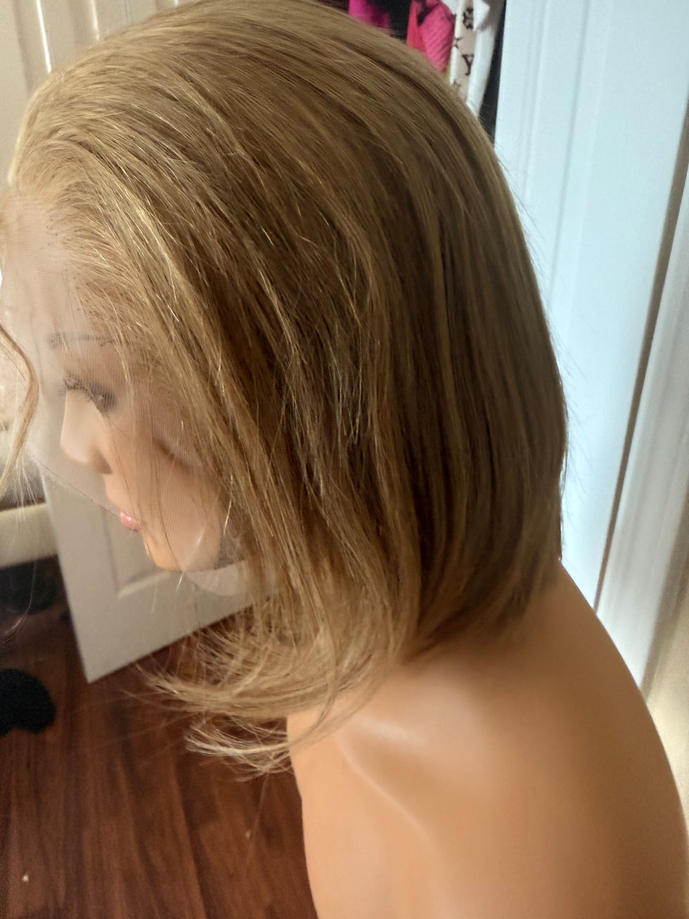 Thumbnail: 13*4 honey blonde 10 inch bob